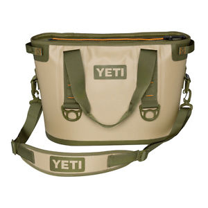 Yeti Hopper 20 Cooler - Field Tan/Blaze Orange