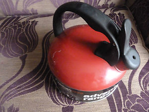 2 Litre 2L Harbenware Red Whistling Kettle Caravan Camping Fishing VW