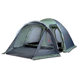 Tenda per escursioni famiglia Scout Giardino 590x300 cm Elba 5 posti Igloo Berto