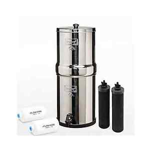 Emergency Drinking Water filtration System, Survival, Camping Stainless Steel