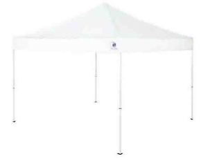 10 ft. x 10 ft. Lightweight Instant Adjustable Canopy Envoy White Shade Shelter