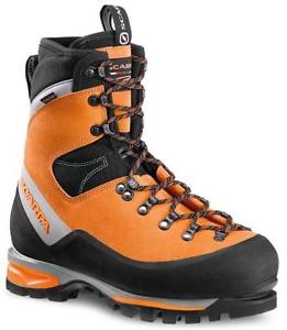 Scarpa Mont Blanc GTX Mountaineering Boot - Men's US 6.5 EU 39 Orange / Black