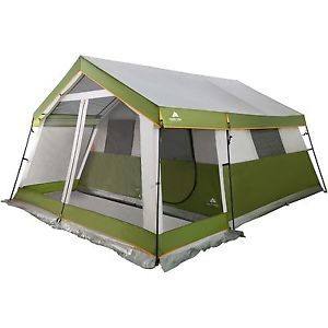 Ozark Trail 10-Person Family Cabin Tent with Screen Porch Gabled Roof New