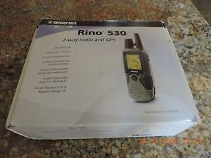 2x Garmin Rino 530 2-Way Radio and GPS Receiver AS-IS READ DESCRIPTION!!!