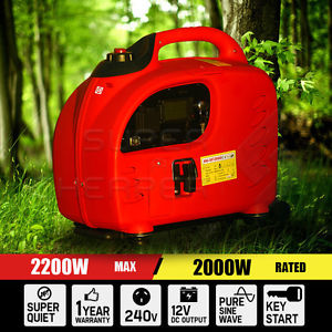 Digital 2.0KW Max 2.2KW Rated Camping Portable Inverter Generator