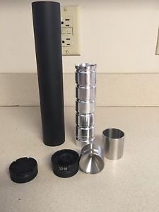 9 Inch Dry Storage Container Tube Kit With Storage Cups