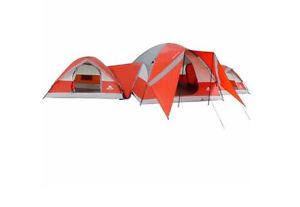 Family Dome Tent Ozark Trail For Camping 10 Person Multi Room Outdoors Large