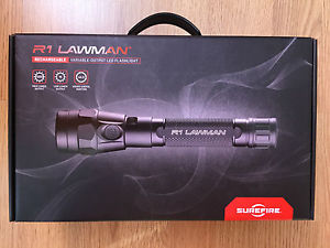 NEW SureFire R1 Lawman Rechargeable Led Flashlight R1-B-BK