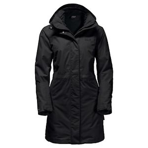 Jack Wolfskin Damen 3 in 1 Kurzmantel OTTAWA COAT WOMEN schwarz