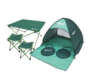 ZERO-ONE FIELD Sun Dome & amp; aluminum table, aluminum chair CS�@MG-SDCS150