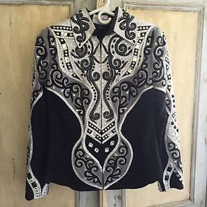 Stunning World Class Showmanship Top. Lindsey James Size 6