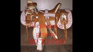 New Mexican Charro Saddle. Montura Charra 3107217555