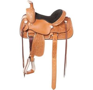 Tough-1 Saddle Western Lone Star Youth Roper Full Quarter 12" Light RK1222