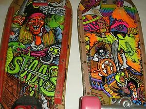 Vintage Sims Kevin Staab skateboards Full & mini 80s Gullwing INDY