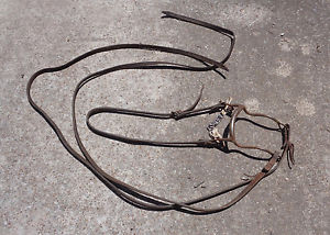 vintage custom John Israel western horse bit + reins - Cutting Legend history