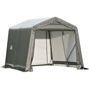 ShelterLogic 71823 Grey 8'x16'x8' Peak Style Shelter NEW