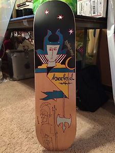 MARK GONZALES SKATEBOARD DECK KROOKED LTD. RARE AUTOGRAPH & ART BY MARK LOOK OG