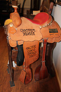 Wrangler Team Roping Championship saddle, USTRC, PRCA, AQHA, NFR, Rodeo, IPRA