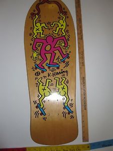 Keith Haring Vintage Skateboard Deck Pop 1980's RARE