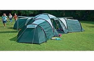 pro action canberra 12 man tent good cond Telford TF2 frame tent porch 3 bed