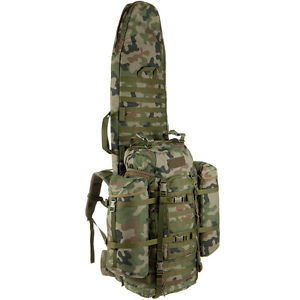 WISPORT SHOTPACK 65L SNIPER RANGE SHOOTING HUNTING RUCKSACK POLISH WOODLAND CAMO