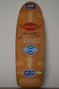 Vintage ORIGINAL 70's SIMS LONNIE TOFT 10.0 Skateboard Deck