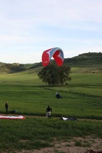 paraglider gin sprint 6 hours flight.. reserve harness helmet instruments