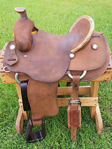 14.5" Shepherd Ranch Roping Saddle (Made in Texas) Roper