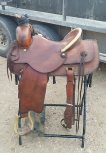 Ralph Shimon Ranch saddle 15 in