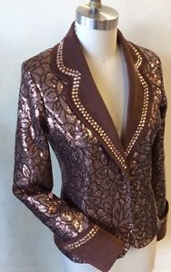 Western Show Halter Showmanship Rodeo Pageant Jacket  by Riding High USA