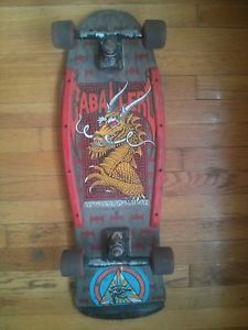 ORIGINAL Vintage Powell Peralta Steve Caballero Skateboard "Dragon and Bats"