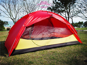 TFS New Ultralight Windproof Camping Tent For 2 Person Waterproof With Zipper