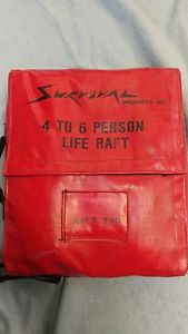 Survival 4 to 6 person liferaft