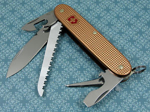 Swiss Bianco Exclusive Victorinox Farmer Copper Alox Swiss Army Knife