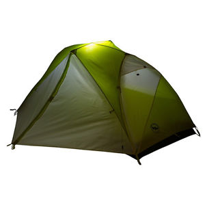 Big Agnes Tumble mtnGLO 1 Person Tent Quality Backpacking Tent w/ LED Lights