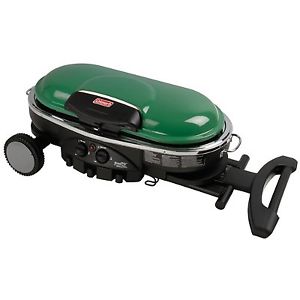 Coleman Road Trip Propane Portable Grill LXE Camping Tailgating BBQ Party, Green