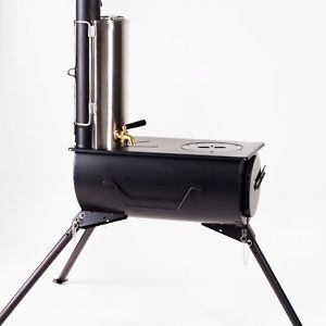 frontier stove plus water heater (original anevay frontier- not a cheap copy)