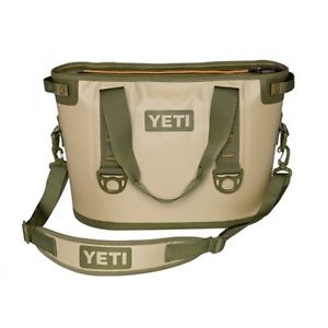 YETI Hopper 20 Cooler Tote Tan Orange