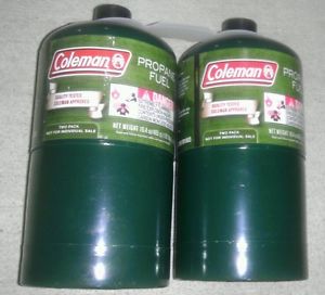 NEW Coleman Propane Cylinders Tanks, 16 oz, Set of 2, Camping, Survival 99