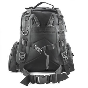 5x 50 L 3Day Outdoor Military Rucksacks Backpack Camping bag - Black W