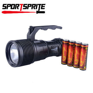 TrustFire CREE XHP70 LED 1600LM 2 Mode 4x18650 Portable Diving Flashlight Set