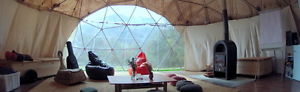 Dome Zelt 6m 2V, geodesic Dome, Geodäthische Kuppel, Event Partyzelt, Yurte Tipi