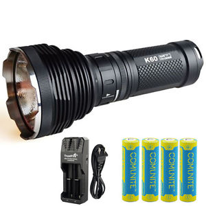 Tactical LED Flashlight ACEBEAM K60 5000LM CREE XHP70 MAG Torch + 18650 Battery