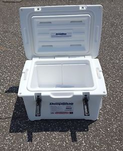 Engel Deep Blue 25Qt 25 Quart White DeepBlue Ice Chest Cooler Ice Chest - ENG25W