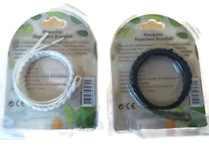 WHOLESALE - Leather braided Mosquito Repellent Bracelets - different lot sizes