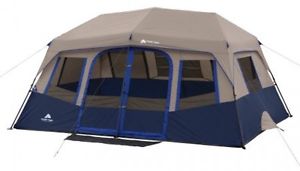 Ozark Trail 10 Person 2 Room Instant Cabin Tent Camping Fast setup