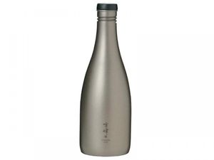 Snow Peak TW-540 TITANIUM SAKE BOTTLE Outdoor Hiking Cooking From Japan