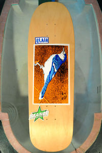 Alien Workshop NOS Steve Claar "SC" Bluebird. Color, Natural