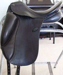 17.5 PDS Showtime Covered Leather XCH Dressage Saddle