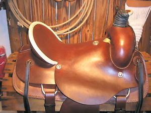 WESTERN 18" HIGHBACK ROPING SADDLE, Tack